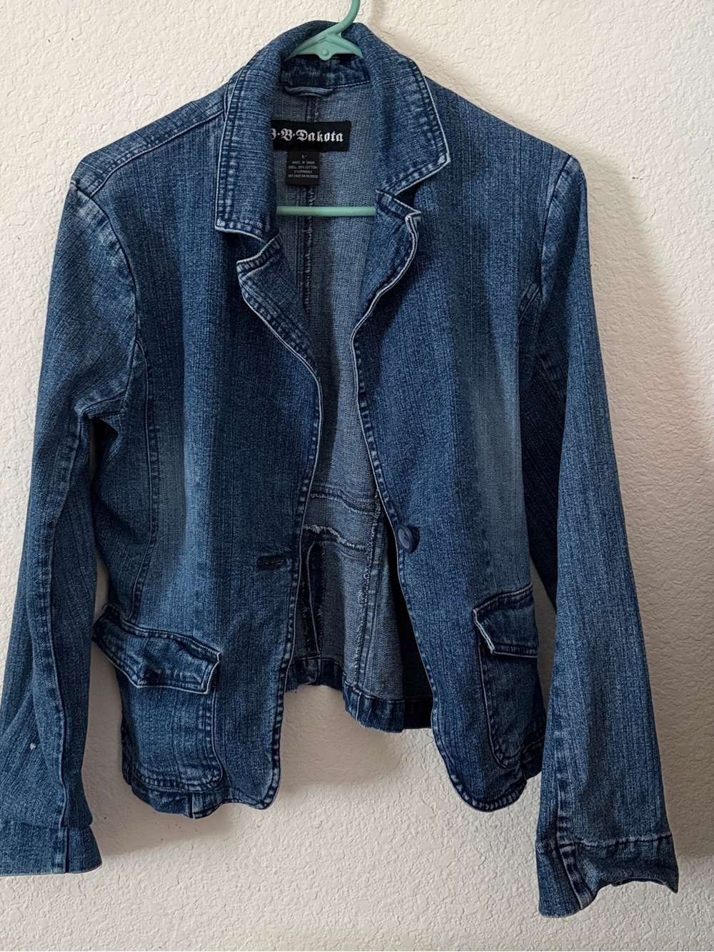 BB Dakota Indigo Blue Denim Blazer Jacket